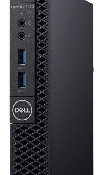 DELL PC OptiPlex 3070 Micro, Refurbished Grade A Repainted, i5-9400T, 8/256GB M.2, FreeDOS - PC-3049-SQR